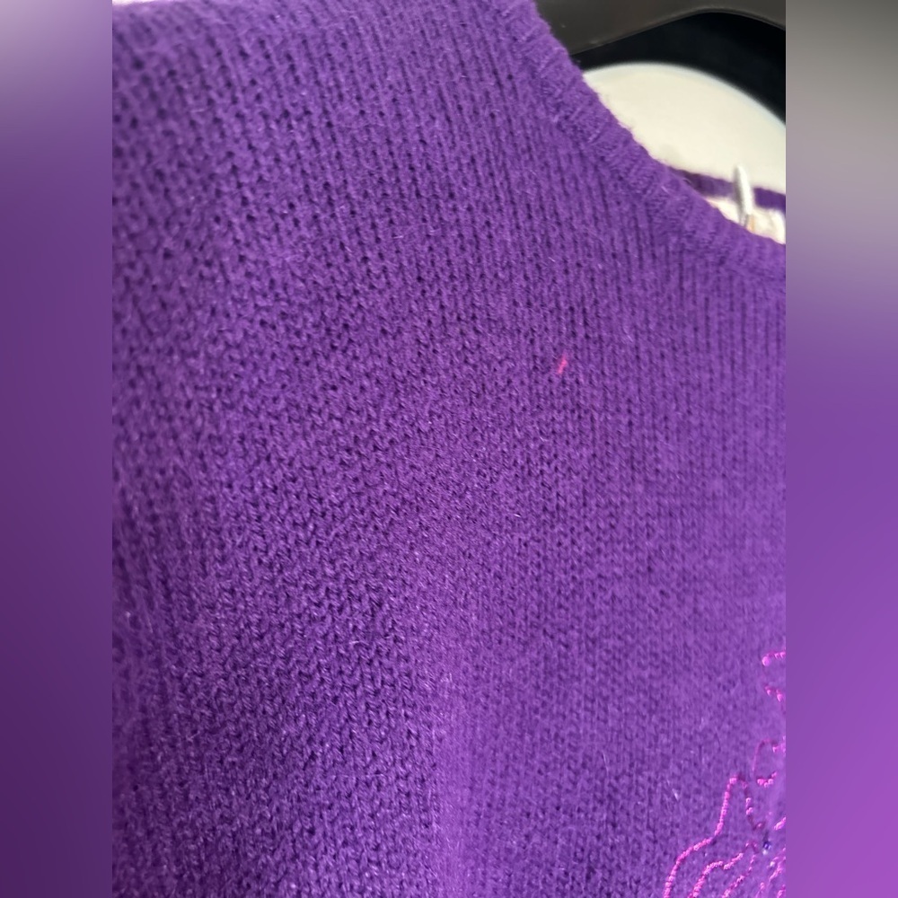 80s appliqué sweater - Picture 8 of 14